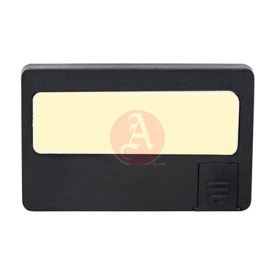 Rectangular Digital Hygrometer, Black & Silver