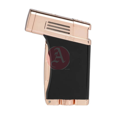 Scorpius Angled Single Jet, Black & Rose Gold