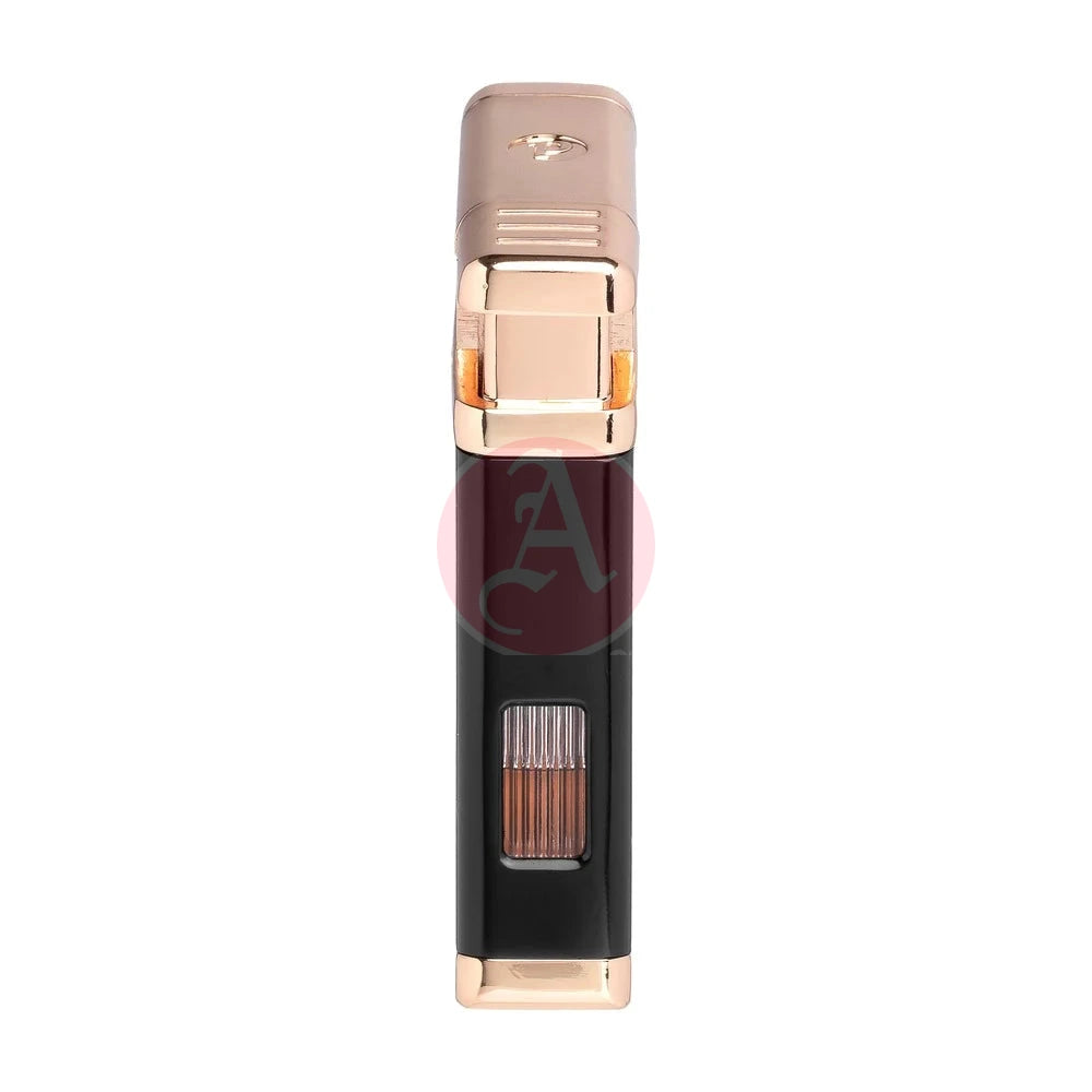 Scorpius Angled Single Jet, Black & Rose Gold