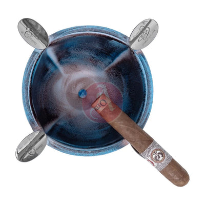 Stinky Rust Blue Bxp 4 Stirrup Ashtray