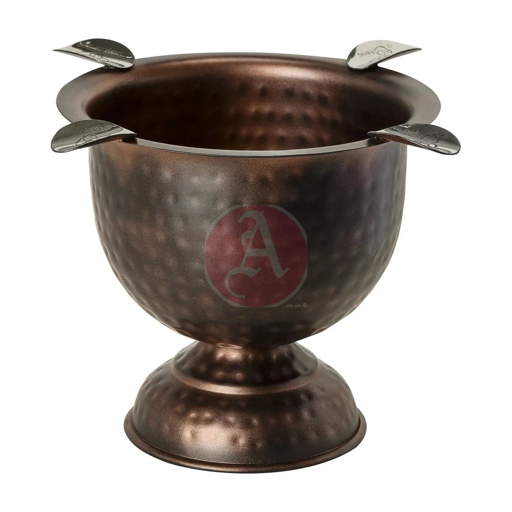 Stinky Hammered Copper Tall 4 Stirrup Ashtray