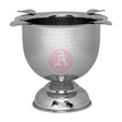 Stinky Hammered Stainless Steel Tall 4 Stirrup Ashtray