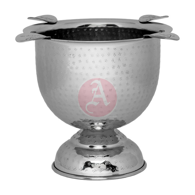 Stinky Hammered Stainless Steel Tall 4 Stirrup Ashtray