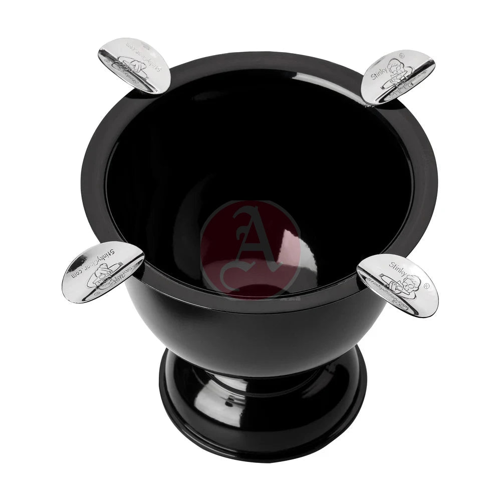 Stinky Jet Black Tall 4 Stirrup Ashtray