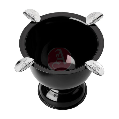 Stinky Jet Black Tall 4 Stirrup Ashtray