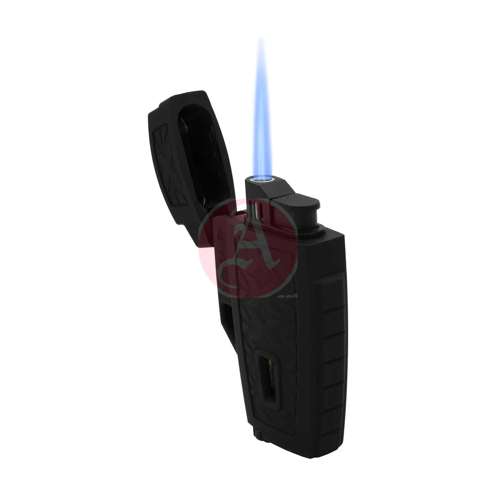 Stratosphere Ii Single Jet Flame Windproof Lighter, Black