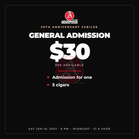30 Years — 30th Anniversary Jubilee Ticket General Admission
