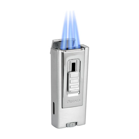 Trezo Triple Torch Lighter, Chrome