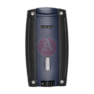 Turismo Double Torch Lighter, Matte Blue