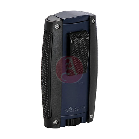 Turismo Double Torch Lighter, Matte Blue