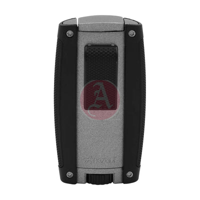 Turismo Double Torch Lighter, Matte Gray