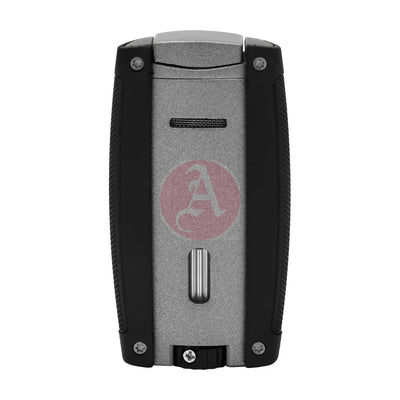 Turismo Double Torch Lighter, Matte Gray