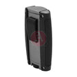 Turismo Double Torch Lighter, Matte Gray