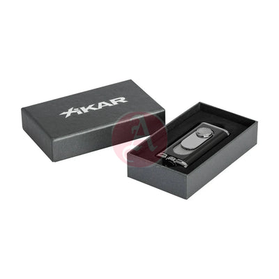 Verano Flat Flame Lighter, Wind Resistant, Black