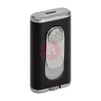 Verano Flat Flame Lighter, Wind Resistant, Black
