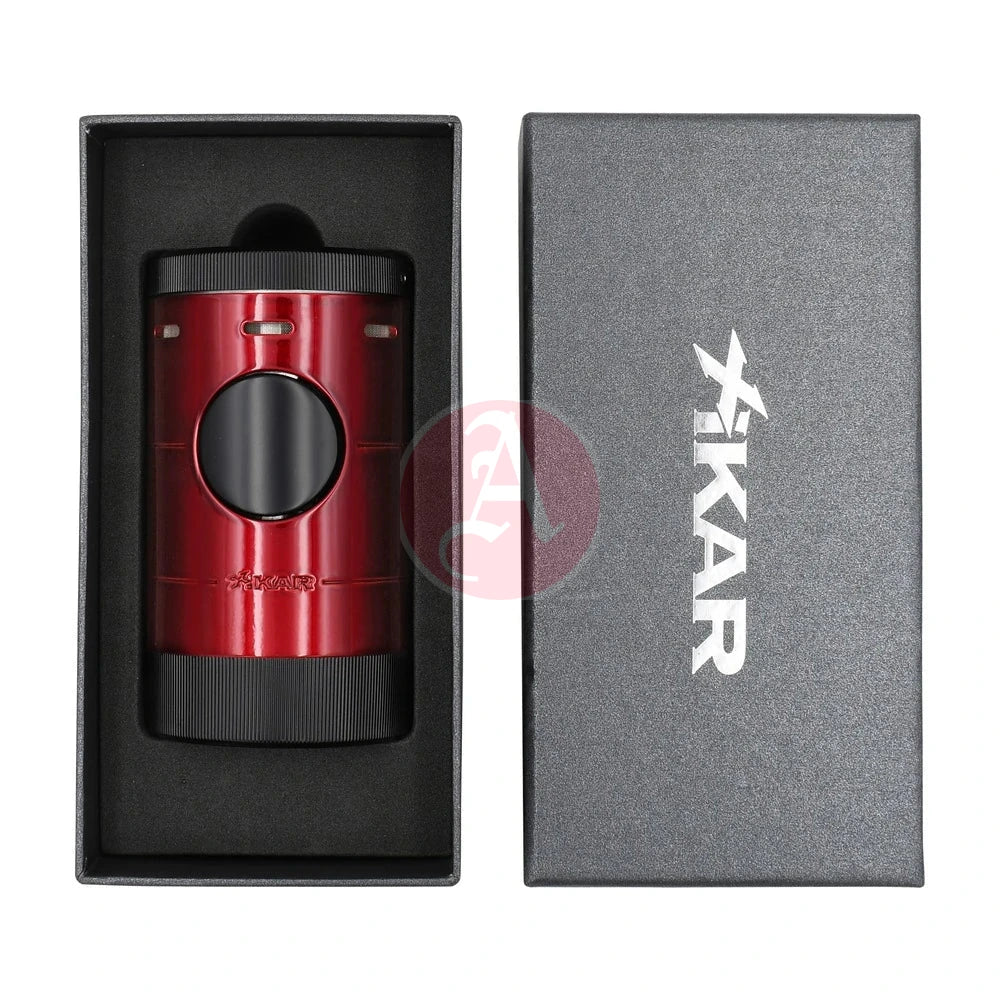 Volta Quad Tabletop Lighter, Daytona Red