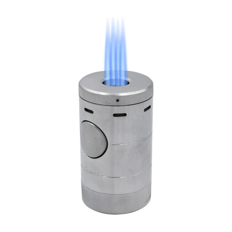 Volta Quad Tabletop Lighter, Silver