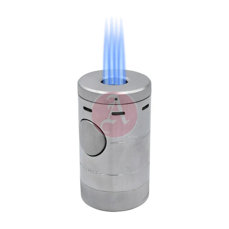 Volta Quad Tabletop Lighter, Silver