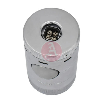 Volta Quad Tabletop Lighter, Silver