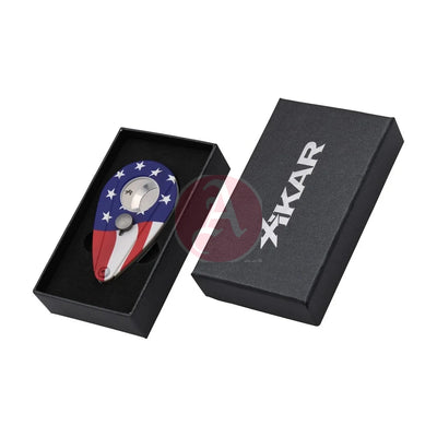 Xi-201 Teus Cutter Titanium American Flag/Barn