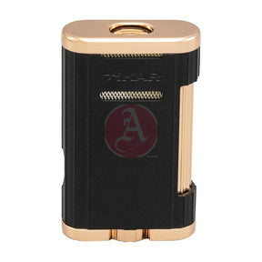 Xikar Allume 3 Triple Jet Lighter - Black & Rose