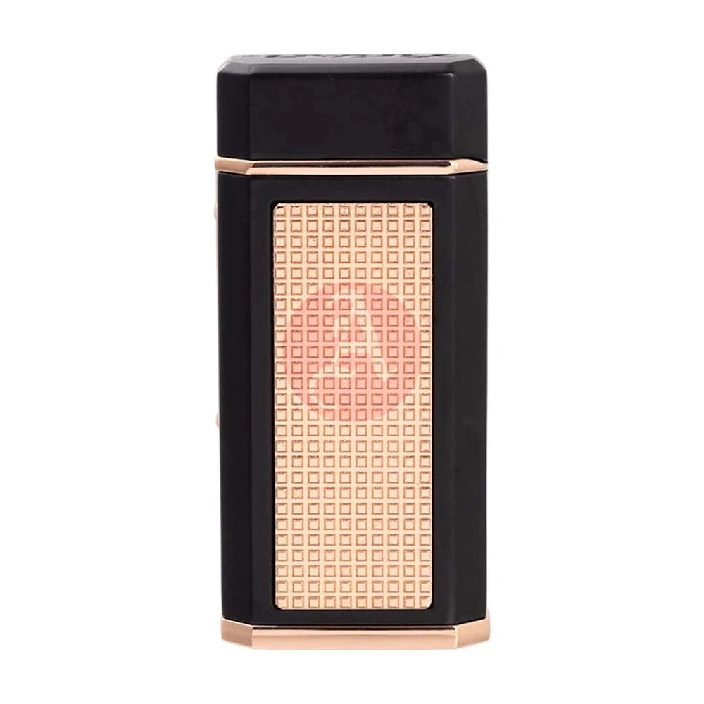 Xikar Ardore Lighter, Xi-615Bkrs Double Soft Flame, Black & Rose