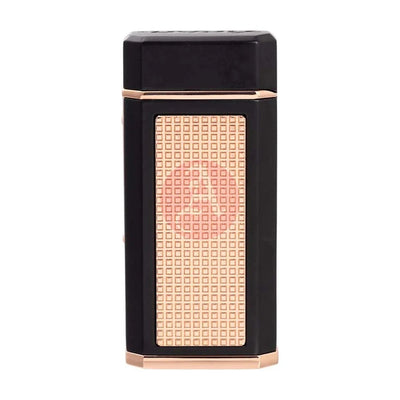 Xikar Ardore Lighter, Xi-615Bkrs Double Soft Flame, Black & Rose