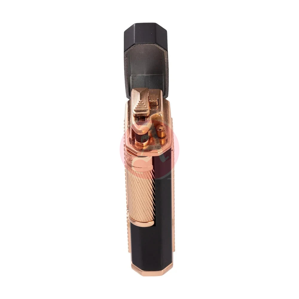 Xikar Ardore Lighter, Xi-615Bkrs Double Soft Flame, Black & Rose
