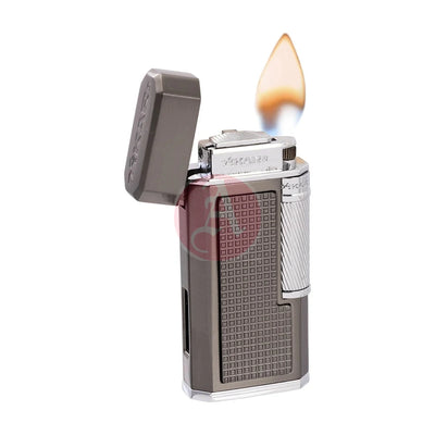 Xikar Ardore Lighter, Xi-615Gm Double Soft Flame, Gunmetal