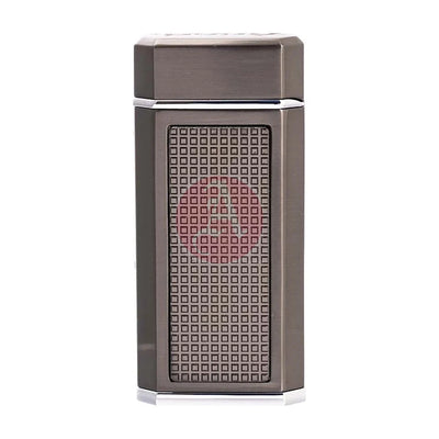 Xikar Ardore Lighter, Xi-615Gm Double Soft Flame, Gunmetal