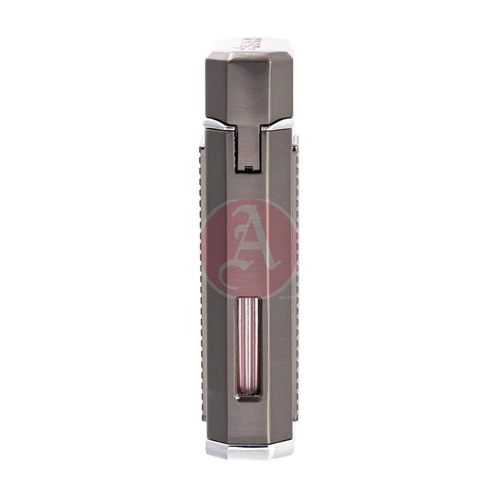 Xikar Ardore Lighter, Xi-615Gm Double Soft Flame, Gunmetal