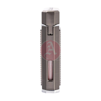 Xikar Ardore Lighter, Xi-615Gm Double Soft Flame, Gunmetal