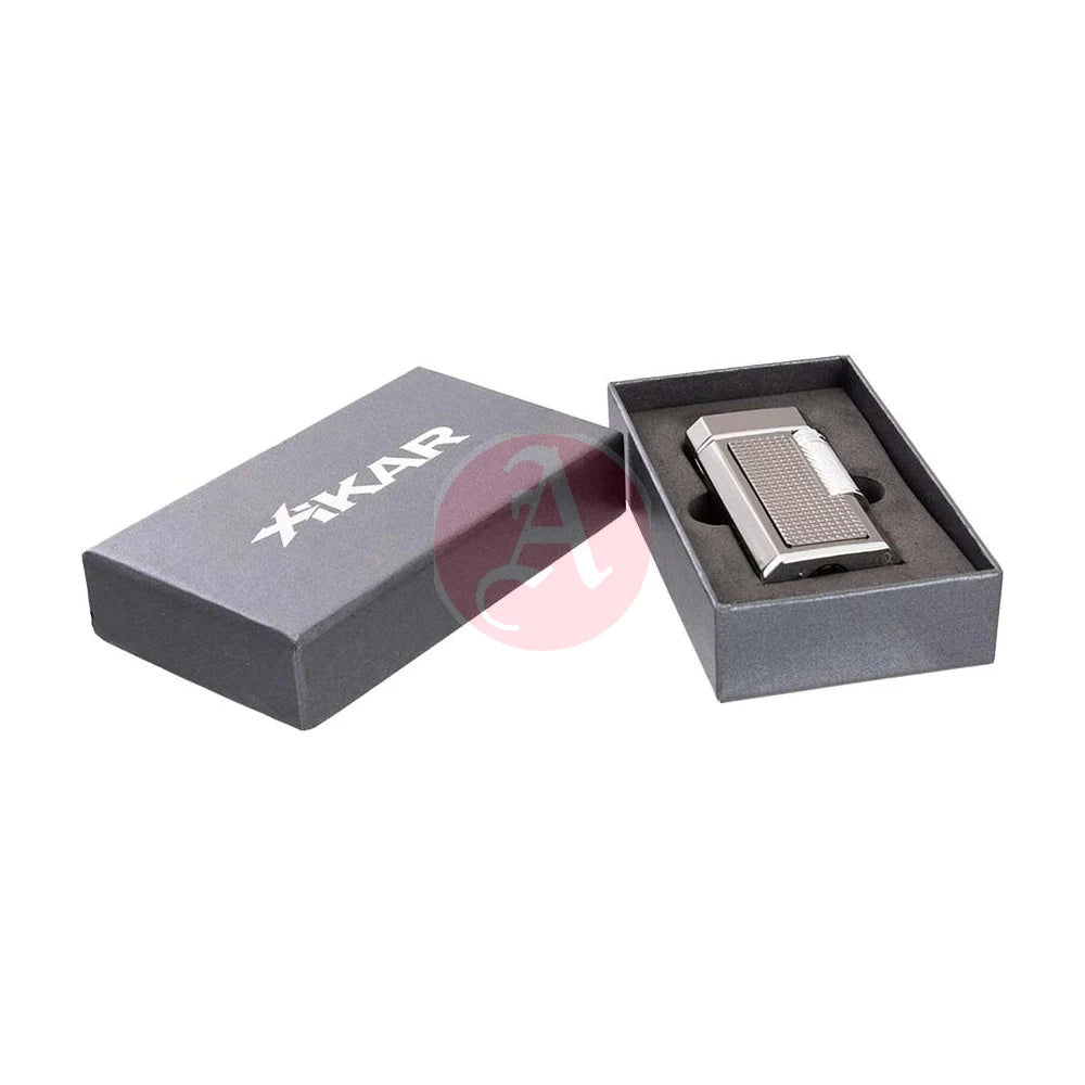 Xikar Ardore Lighter, Xi-615Gm Double Soft Flame, Gunmetal