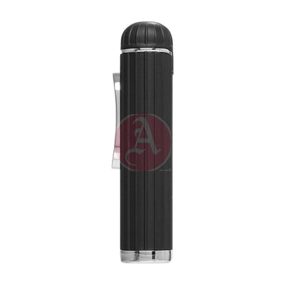 Xikar Hedron Lighter, Xkhd-1000 Hybrid Jet/Soft Flame Black & Chrome