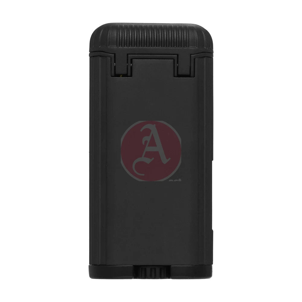 Xikar Hedron Lighter, Xkhd-1001 Hybrid Jet/Soft Flame Black