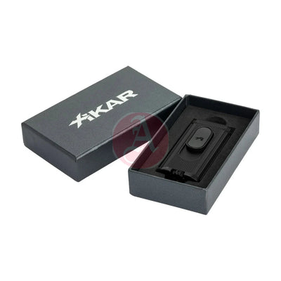 Xikar Hedron Lighter, Xkhd-1001 Hybrid Jet/Soft Flame Black