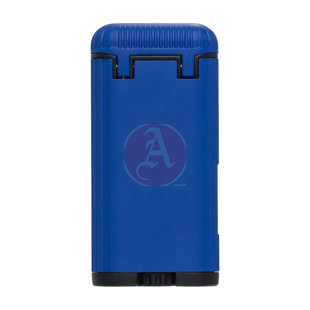 Xikar Hedron Lighter, Xkhd-1002 Hybrid Jet/Soft Flame Blue & Black