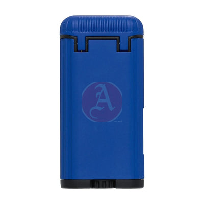 Xikar Hedron Lighter, Xkhd-1002 Hybrid Jet/Soft Flame Blue & Black