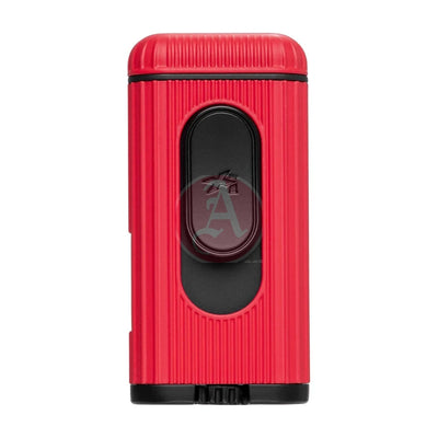 Xikar Hedron Lighter, Xkhd-1003 Hybrid Jet/Soft Flame Red & Black