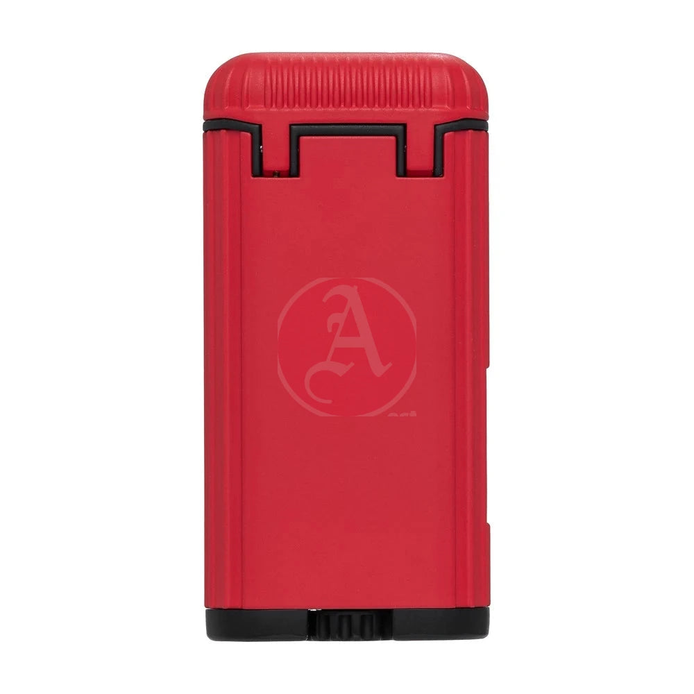 Xikar Hedron Lighter, Xkhd-1003 Hybrid Jet/Soft Flame Red & Black