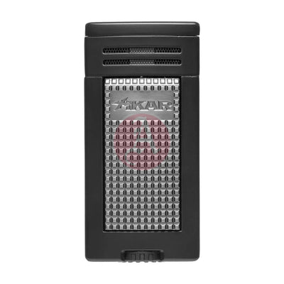 Xikar Ion Double Jet Flame, Wind Resistant, Black