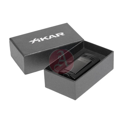 Xikar Ion Double Jet Flame, Wind Resistant, Black