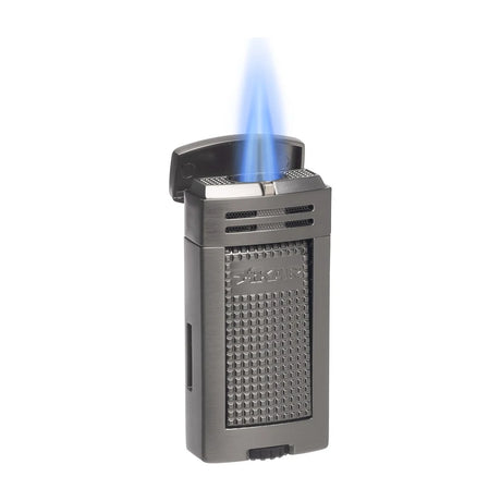 Xikar Ion Double Jet Flame, Wind Resistant, Gunmetal