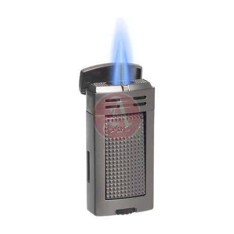 Xikar Ion Double Jet Flame, Wind Resistant, Gunmetal