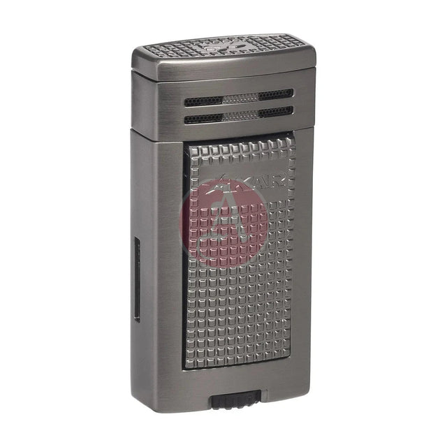 Xikar Ion Double Jet Flame, Wind Resistant, Gunmetal
