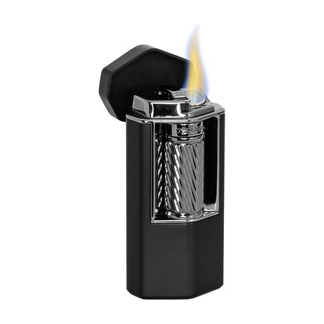 Xikar Meridian Triple Soft Flame, Black & Gunmetal