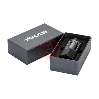 Xikar Meridian Triple Soft Flame, Black & Gunmetal