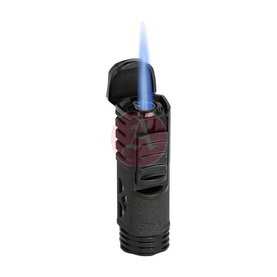 Xikar Tactical 1, Single Jet Lighter, Black/Black