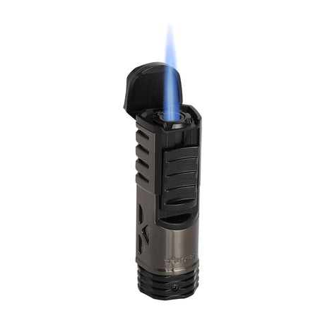 Xikar Tactical 1, Single Jet Lighter, Gunmetal & Black
