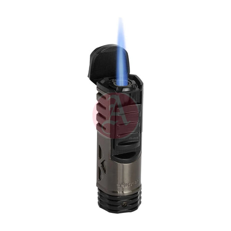 Xikar Tactical 1, Single Jet Lighter, Gunmetal & Black